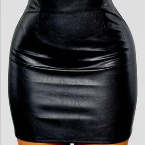 Classic black mini skirt